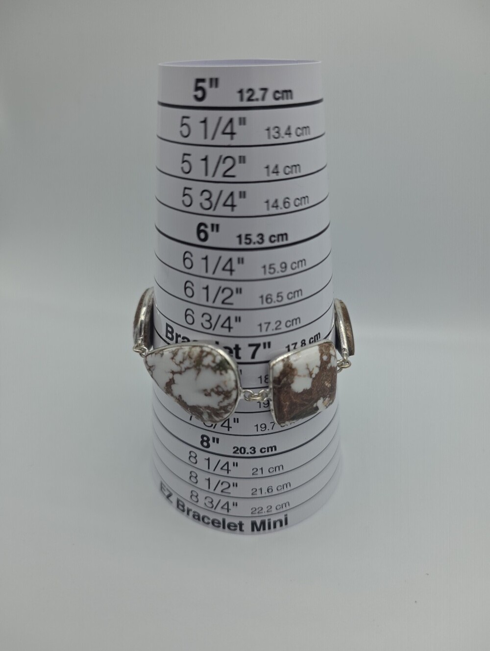Natural Kingman Turquoise Five Stone Statement Bracelet